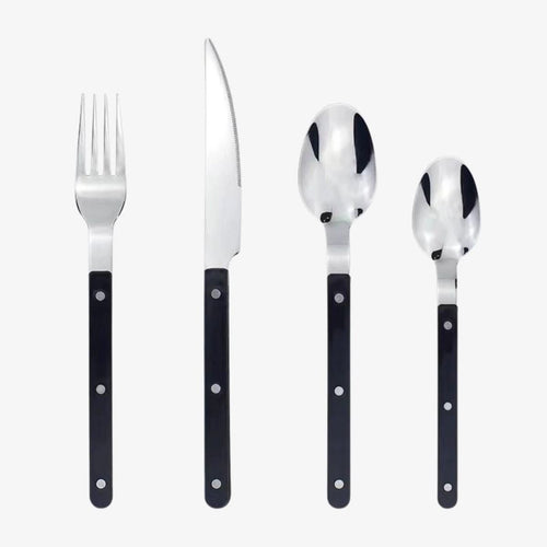 24-teiliges Edelstahl-Besteckset mit Gravur