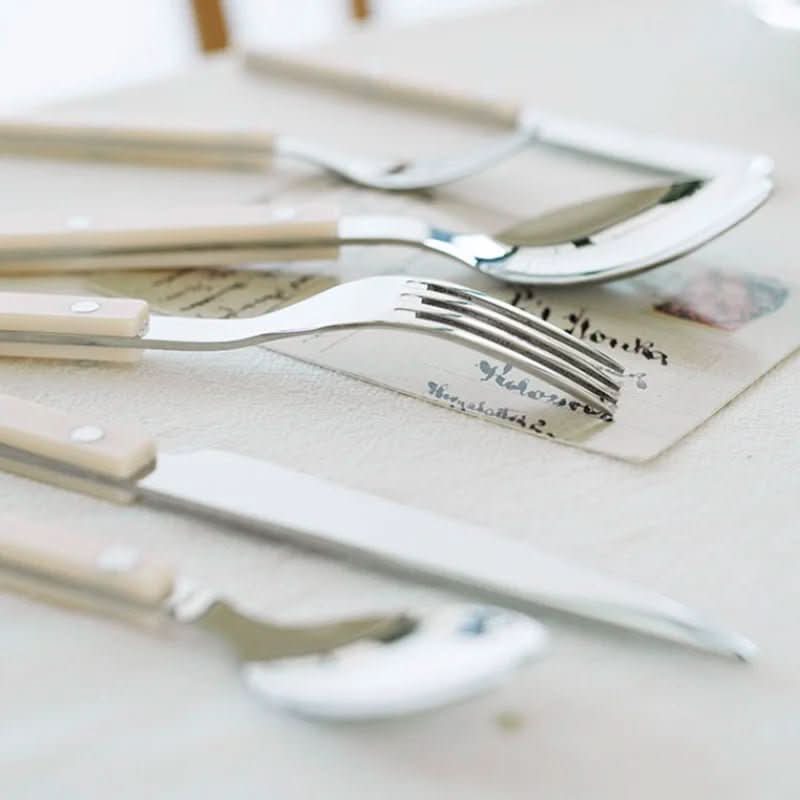24-teiliges Edelstahl-Besteckset mit Gravur