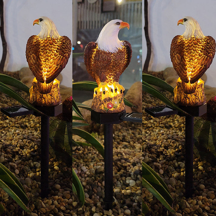 Karnz | Adlerfigur Garten Solar Post