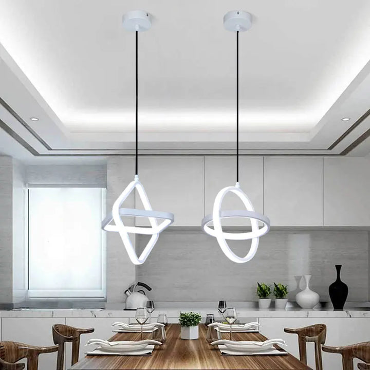Moderne LED Hängelampe – Minimalistische Pendelleuchte für Wohnzimmer und Esszimmer | Karnz