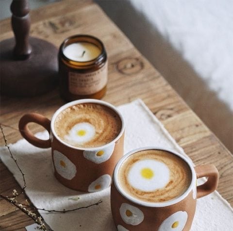 Ei handgemalte Kaffeetasse | Karnz