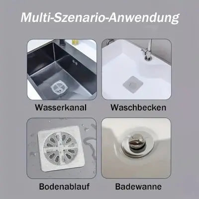 Einweg-Abflusssiebe mit Klebefläche – Gegen Verstopfung & Schimmel im Badezimmer