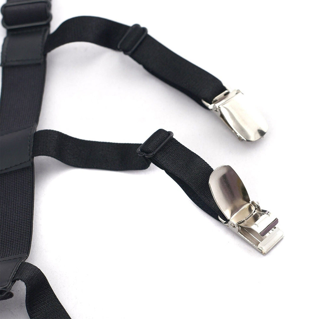Herren Hemd-Stäbe Gummibänder Hosenträger für sicheren Hemd-Halter