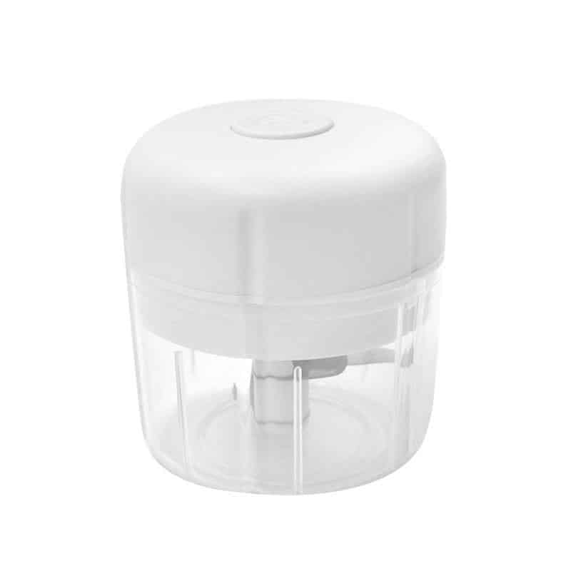 Wiederaufladbarer Minizerkleinerer (USB) 100 oder 250 ml. - 250 ml. weiss | Karnz