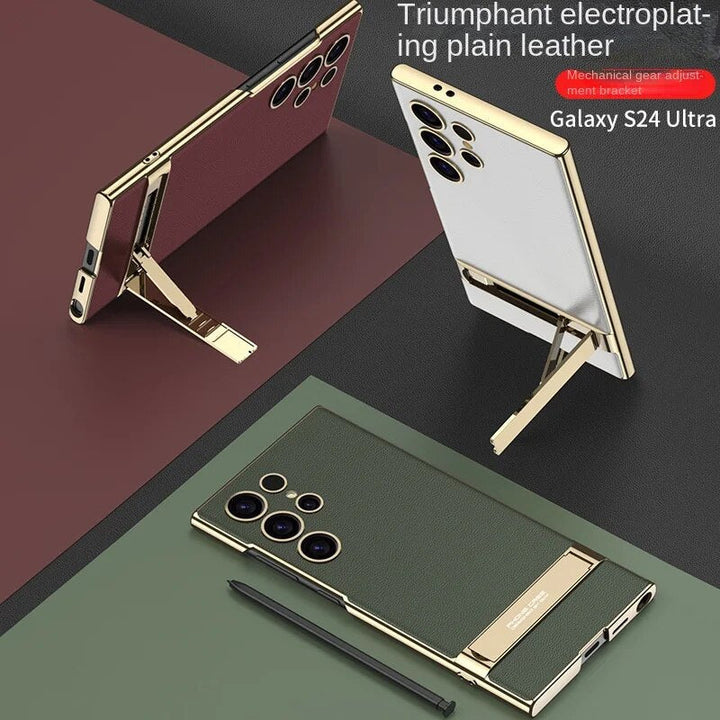 Sandsberg | Electroplated PU-Leder Handyhülle für Samsung