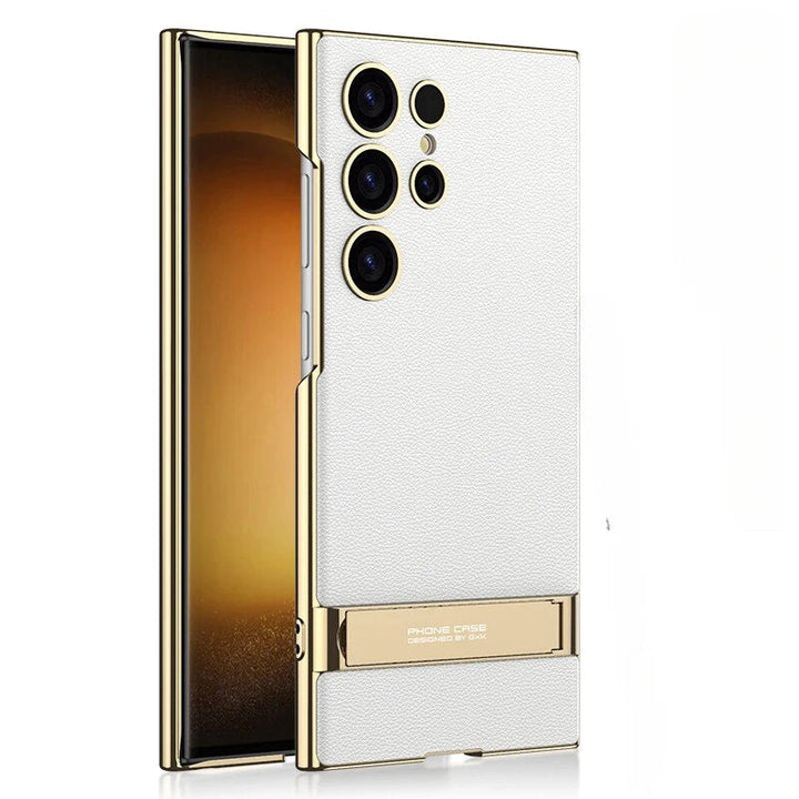 Sandsberg | Electroplated PU-Leder Handyhülle für Samsung