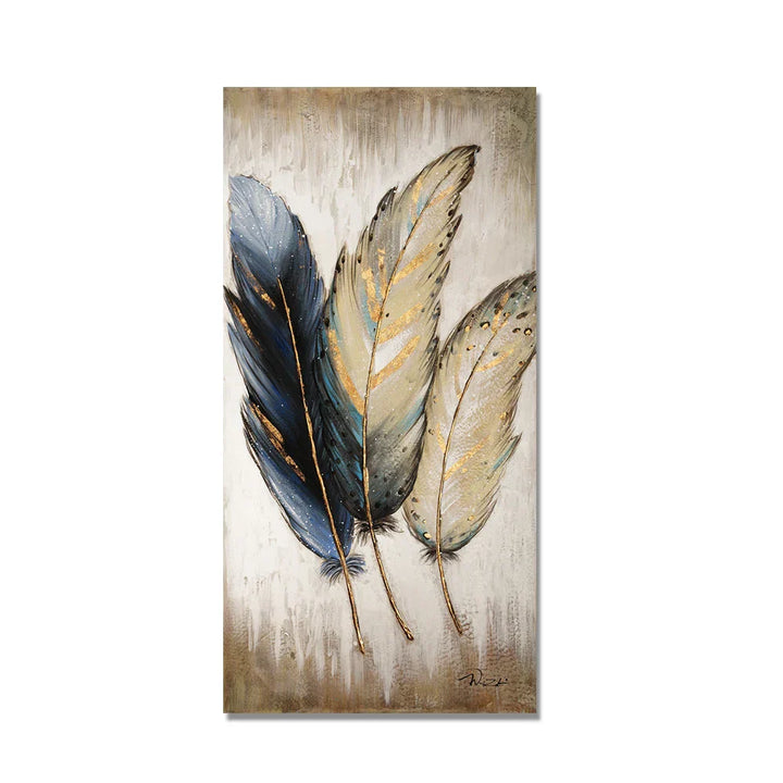 Elegante Federn Große Größen Wandkunst Fine Art Leinwanddrucke Schickes Bild Für Foyer Wohnzimmer Küche Kunst Für Zeitgenössische Inneneinrichtung