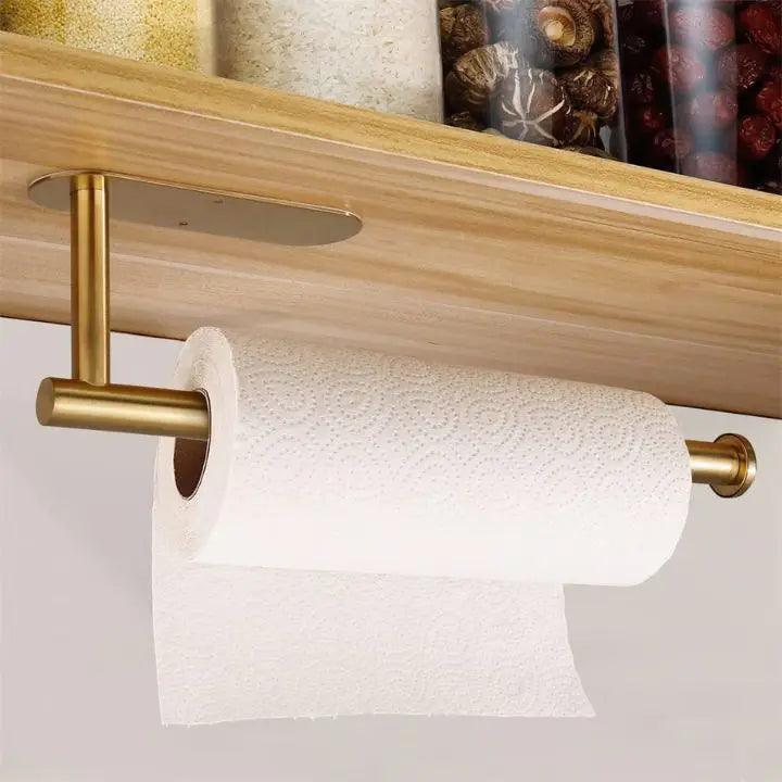 Eleganter Wand Küchenpapierhalter – bohrfrei & platzsparend