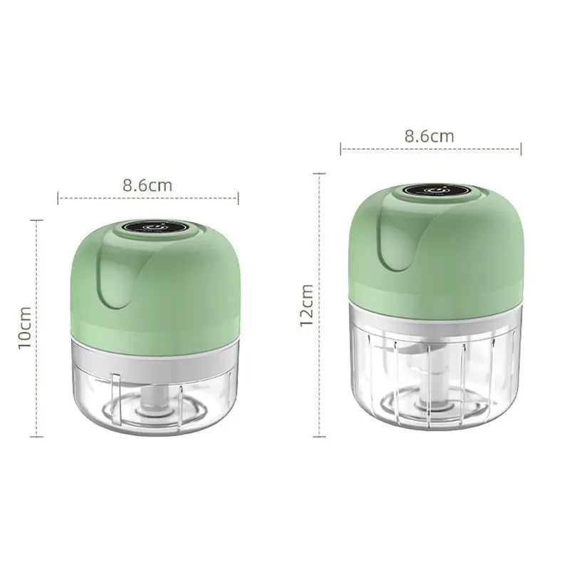 Elektrischer Mini-Zerkleinerer – USB-wiederaufladbarer Knoblauchzerkleinerer