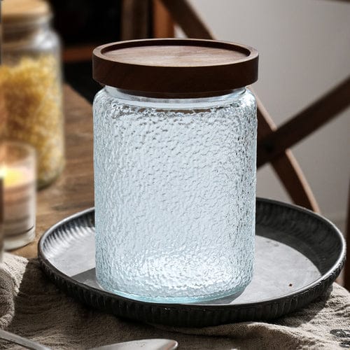 Prägung Blumen Glasbehälter Schüssel