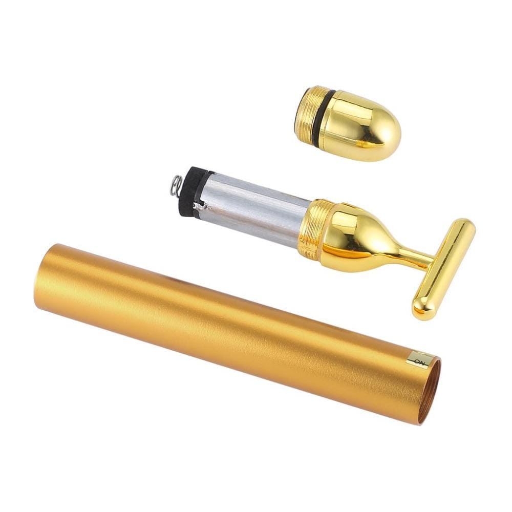 Gesicht T-Bar Gold-Massager | Karnz