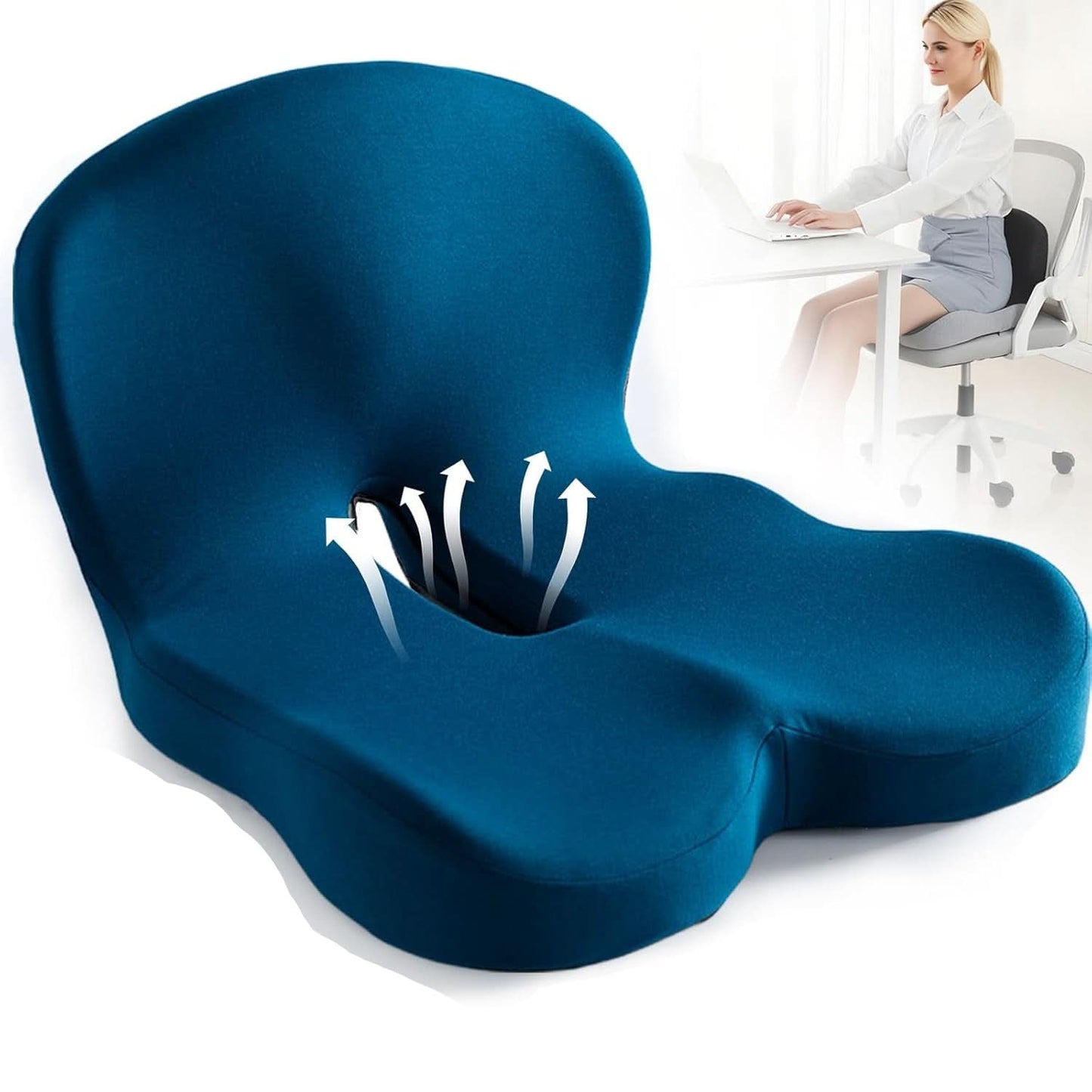 ErgoComfort Pad Memory Foam Sitzkissen | Karnz