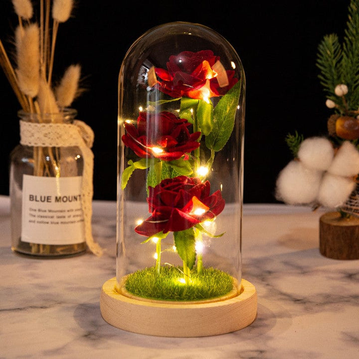Ewige rote Rosen Blumen Karnz