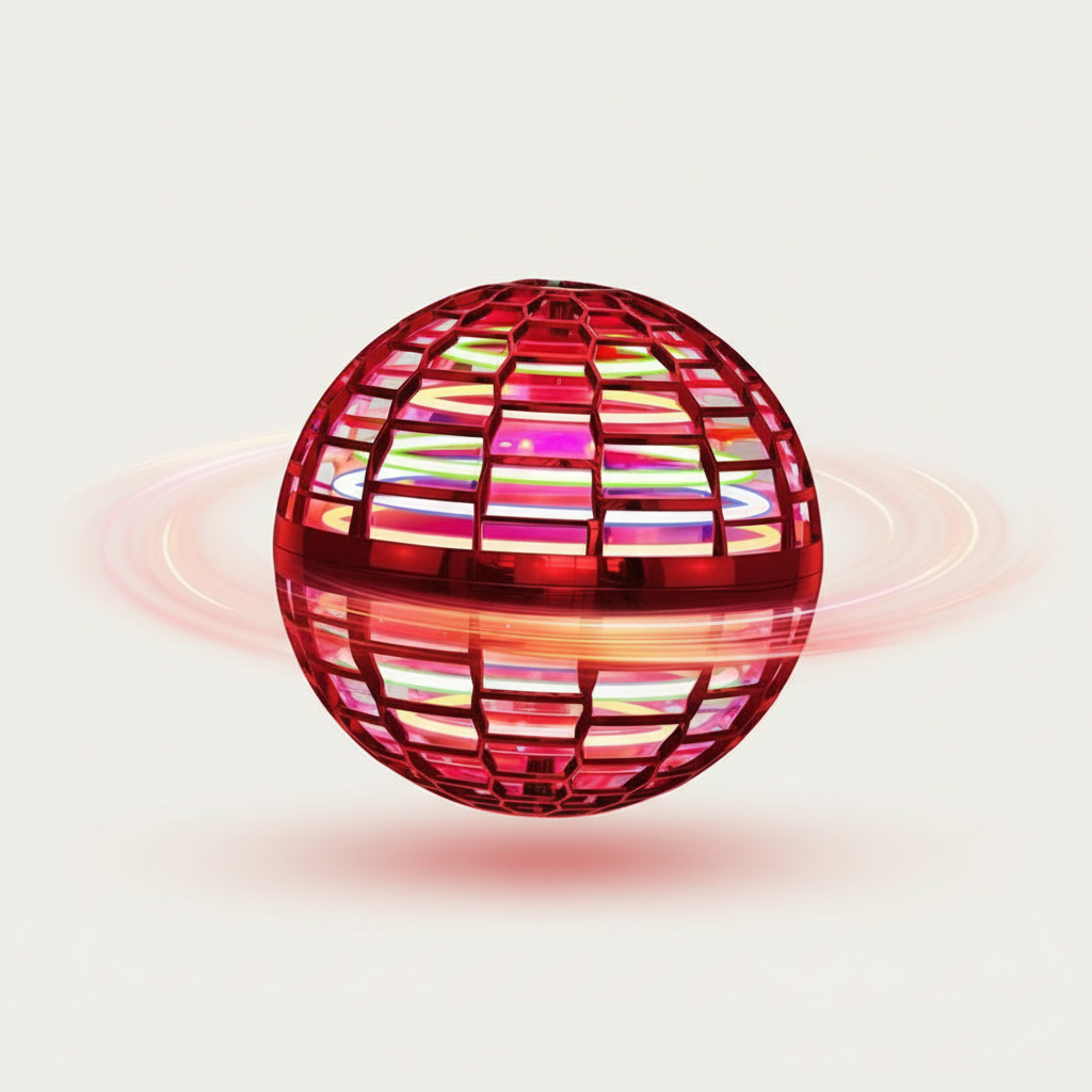 Karnz | Professional Hoverball | Fliegender Orb mit LED-Effekten | Aerodynamisches Bumerang-Design | Bruchfestes Gehäuse | USB-Wiederaufladbar | Interaktives High-Tech Spielzeug