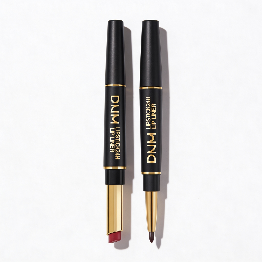 Karnz | 2-in-1 Dual-Lippenstift & Konturenstift | Matte Textur & Long-Lasting Finish | Hochpigmentiert & Wasserfest | 12 Farbvarianten für Präzisions-Makeup