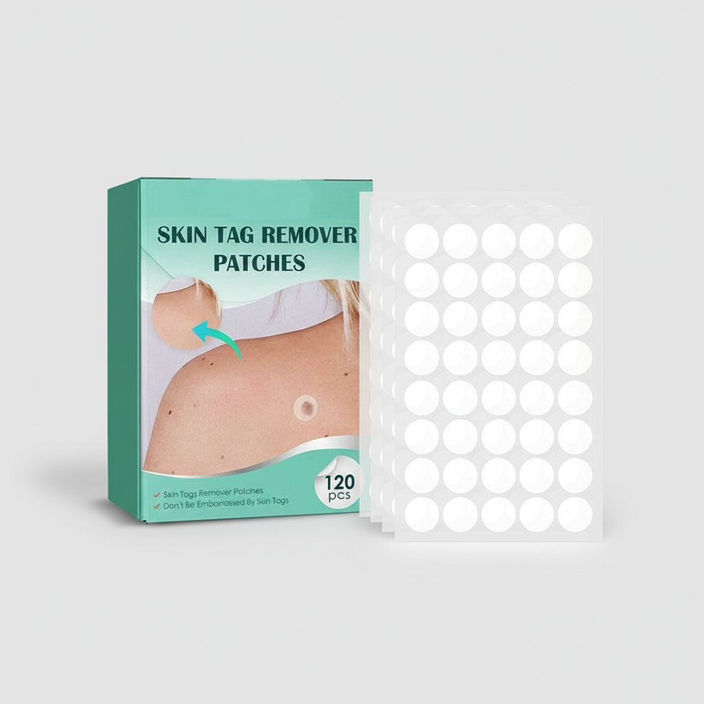 Karnz | SkinClear Skin Tag Remover | Pflaster zur Entfernung von Hautanhängseln & Warzen | Hydrokolloid-Technologie | Schmerzfrei & Diskret | Für alle Hauttypen | 144 Stück