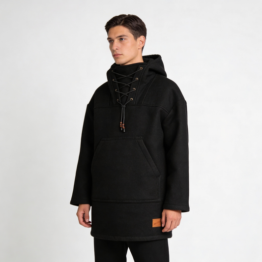 Boreal Windrak Woolanorak Jacke | 650 g/m² schwere Wolle | 28 µm windabweisende Oberbekleidung | Technischer Jagd- und Expeditions-Smock