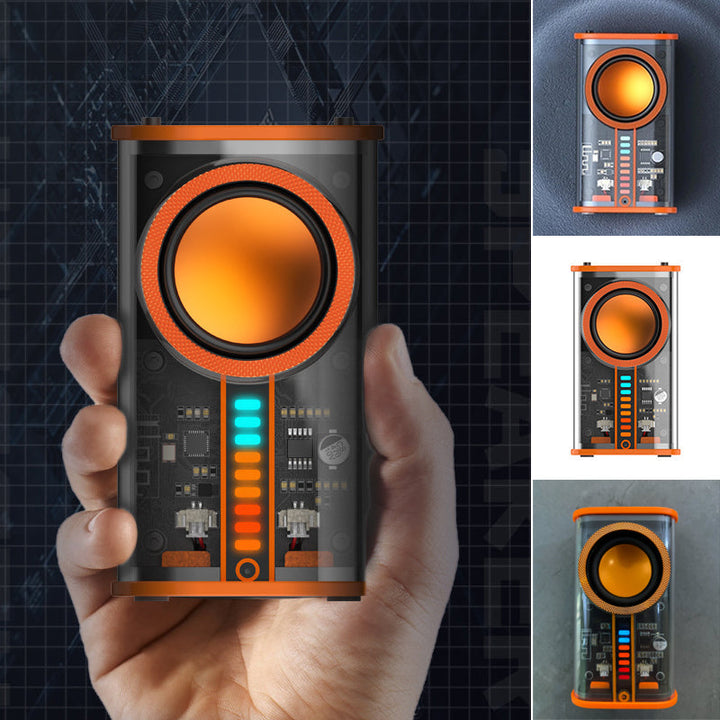 Transparenter kabelloser Mecha-Bluetooth-Lautsprecher | Karnz