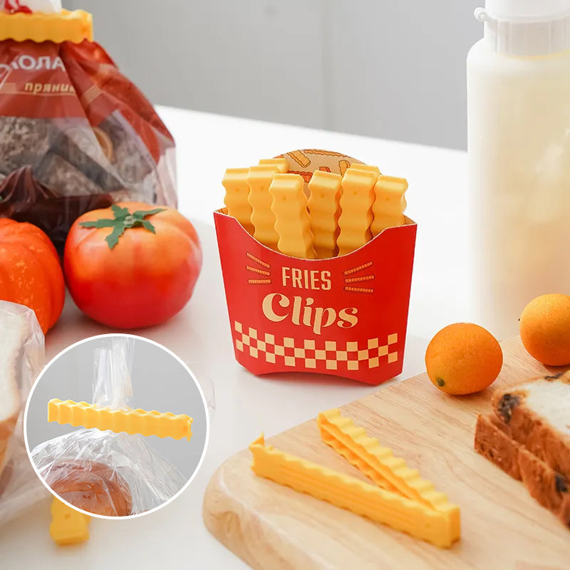 Lustige magnetische Pommes-Frites Lebensmittel Verschlussclip | Karnz