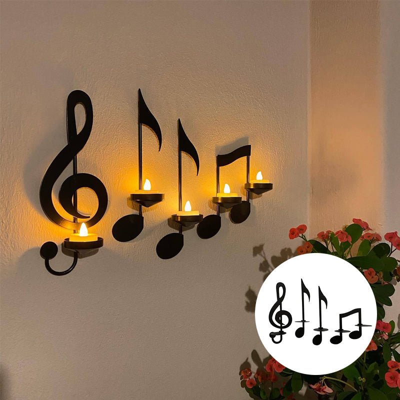 Eleganter Kronleuchter Musiknote Schicke Atmosphäre | Karnz