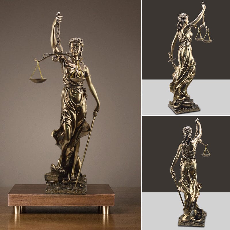 Göttin der Gerechtigkeit Statue Dekoration | Karnz