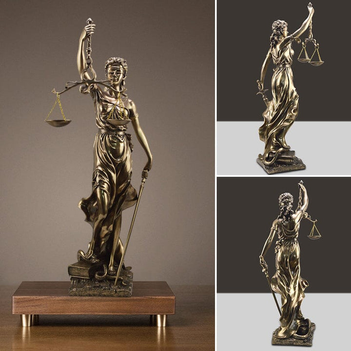Göttin der Gerechtigkeit Statue Dekoration | Karnz