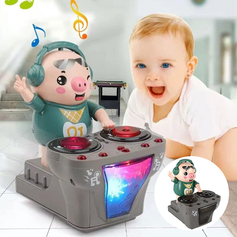 Spielzeug Schwein DJ für Wippe | Karnz