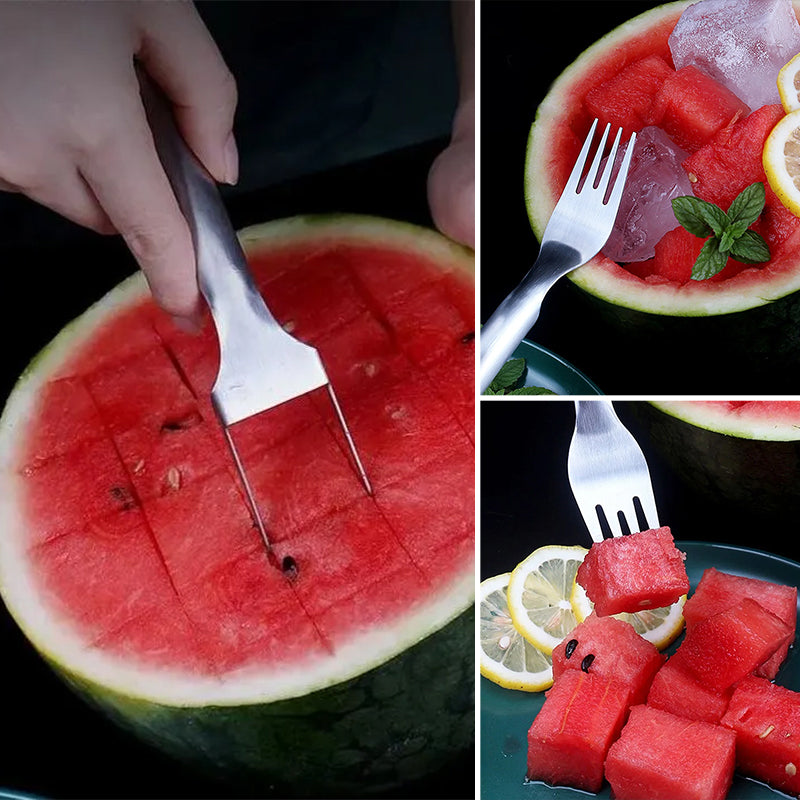 Wassermelonen-Schneider Gabel 2 in 1 | Karnz