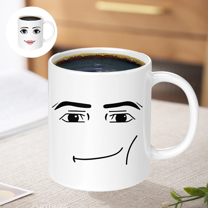 Emoji bedruckte Keramiktasse | Karnz