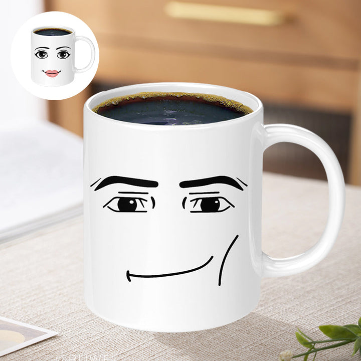 Emoji bedruckte Keramiktasse | Karnz