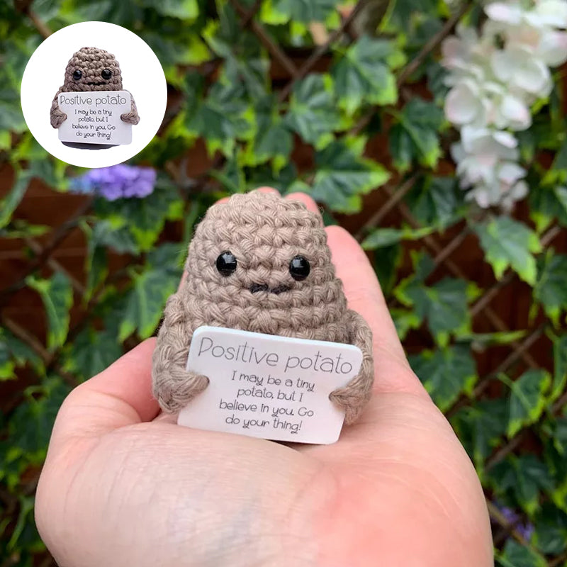 Lustiges Geschenk Gestrickte Positive Kartoffelschale