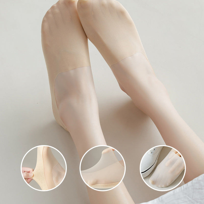 Atmungsaktive unsichtbare Eiskunstseide Socken | Karnz