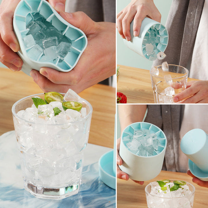 Silicone-Eiswürfelbereiter Becher | Karnz