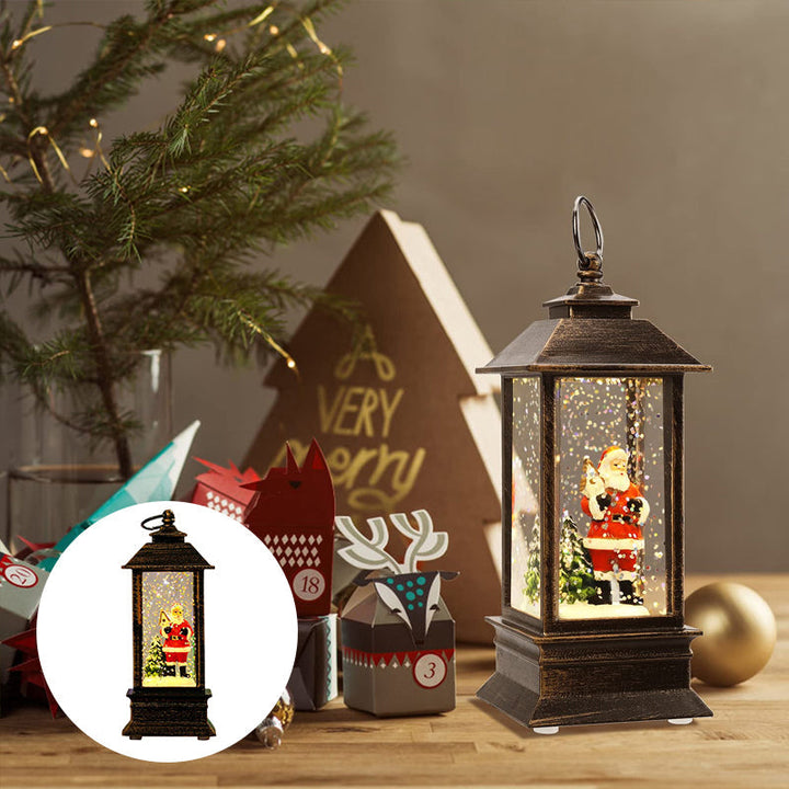 Santa Claus Windlaterne Karnz