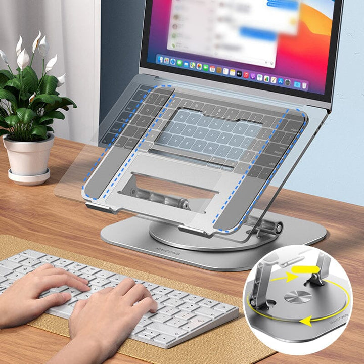Laptopständer Aluminiumlegierung rotierender Halter | Karnz