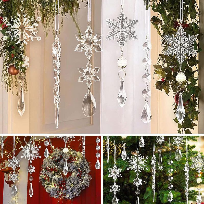 Kristall Weihnachtsschneeflockendekoration | Karnz