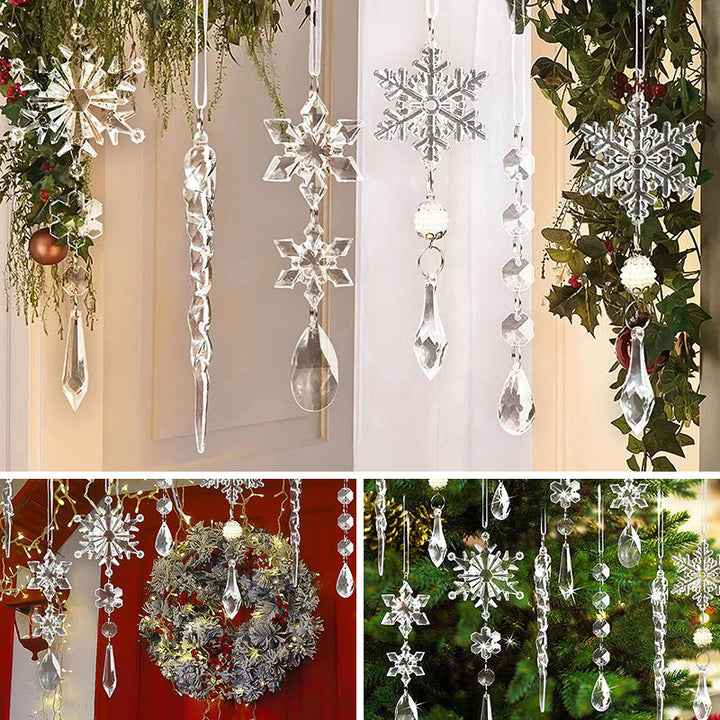 Kristall Weihnachtsschneeflockendekoration | Karnz
