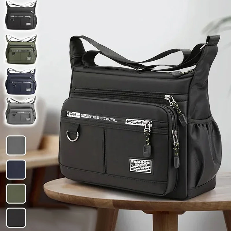 Herren Umhängetasche mit mehreren Taschen | Karnz
