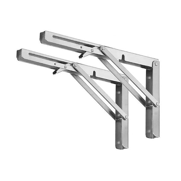 Klappbarer Tischständer | 2 Sets dicker, klappbarer Tischständer aus Edelstahl