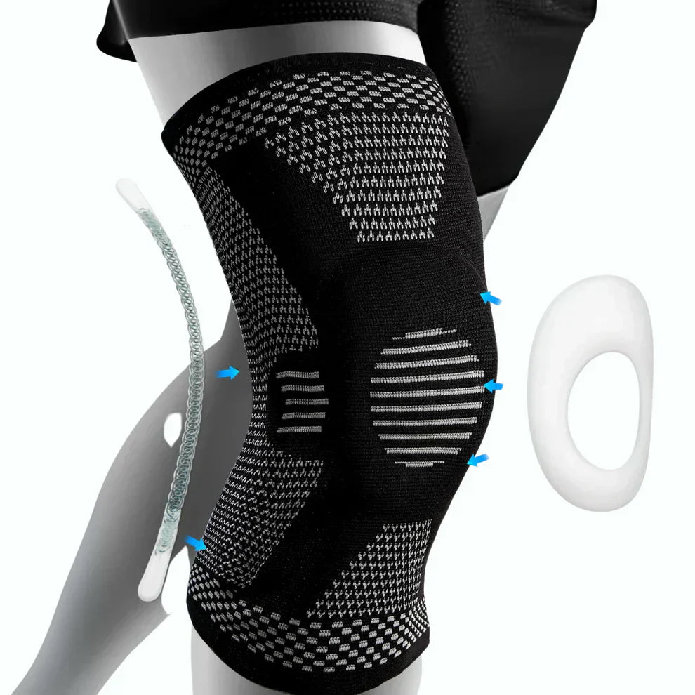 FlexiKnee Kompressionsbandage – Stützende Kniebandage bei Schmerzen, Schwellungen und Steifheit