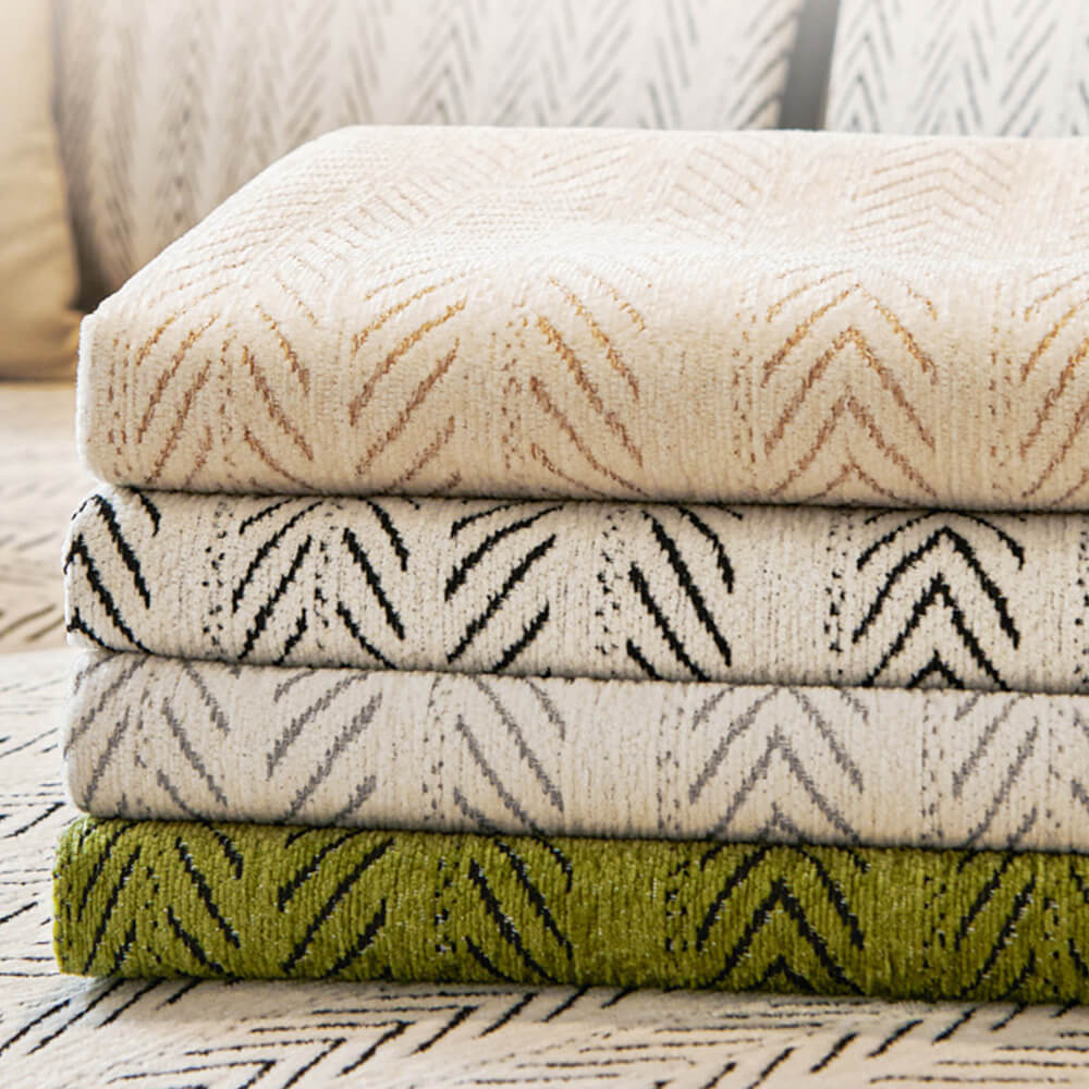Klassischer Retro Stretch Chenille Sofabezug Vollschutz | Karnz