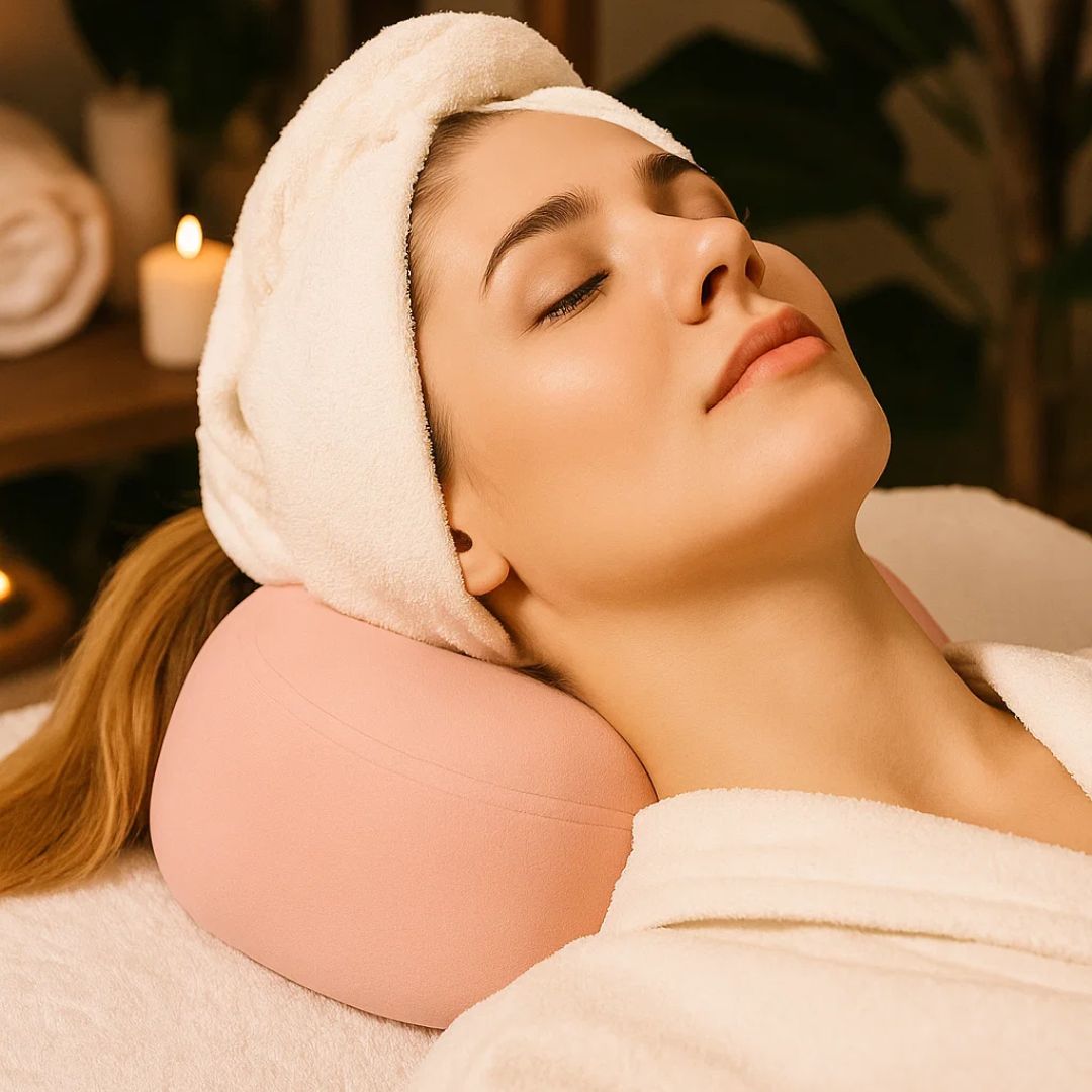FaceEase | Face-Down-Kissen – Druckentlastungsunterstützung – Konturiertes Memory-Schaum – Ideal für Massage, Schönheit & Bauchschlaf Karnz