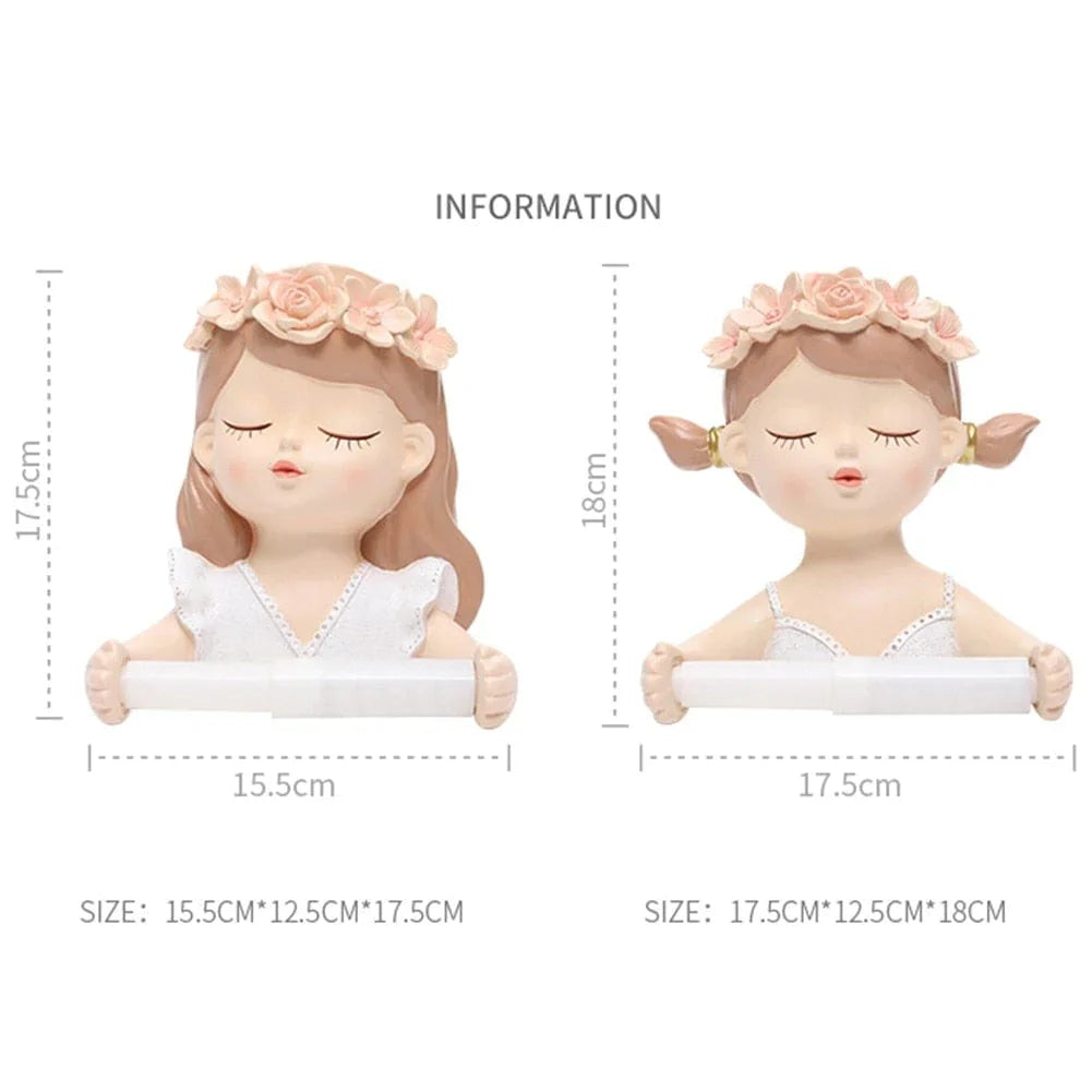 Märchen Mädchen Toilettenpapierhalter Karnz