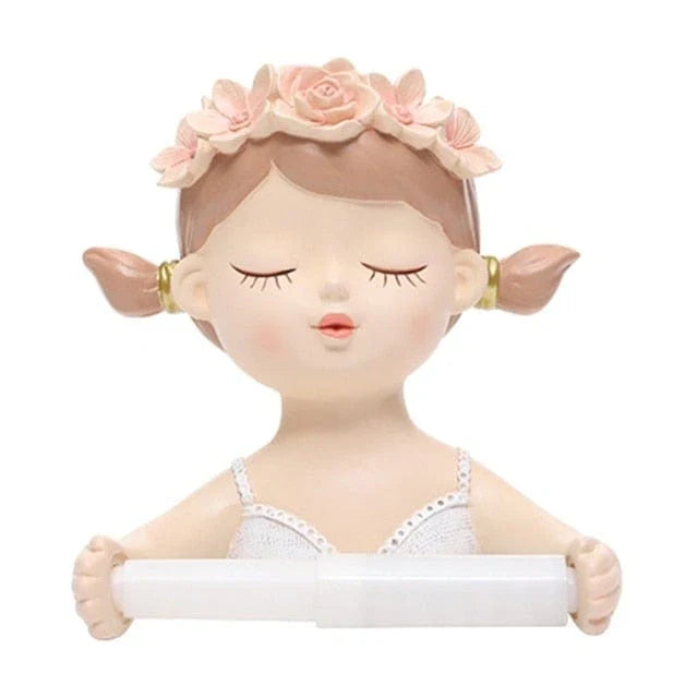 Märchen Mädchen Toilettenpapierhalter Karnz