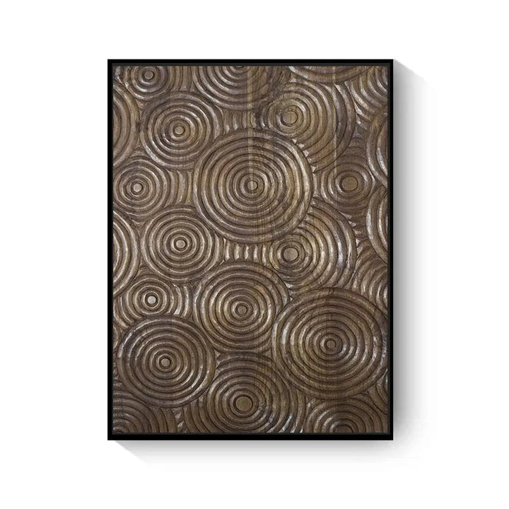 Naturale abstrakte Holzbaumringe Wandkunst Fine Art Leinwanddrucke Bilder für Wohnzimmer, Esszimmer, Homeoffice Kunstdekor
