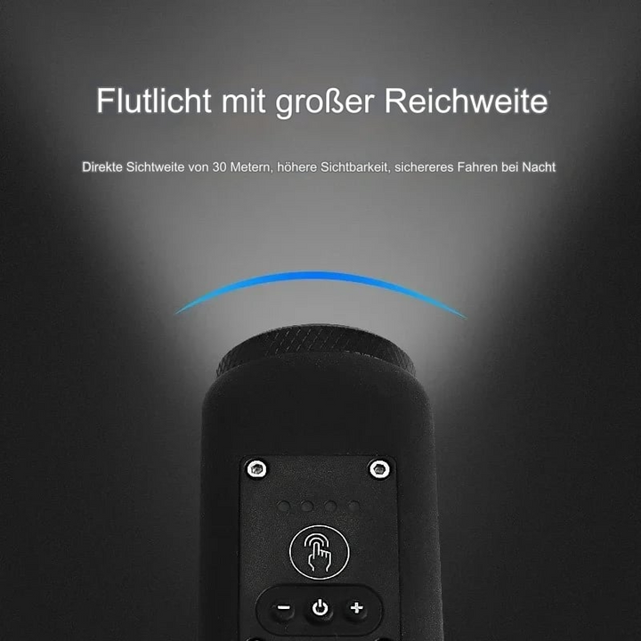 Elektronische Fahrradklingel mit LED Licht | Karnz