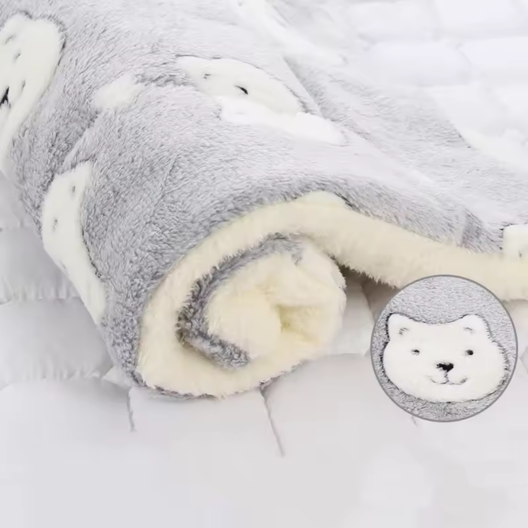 Waschbare Hundedecke weich rutschfest ideal für Sofa Bett und Auto Karnz