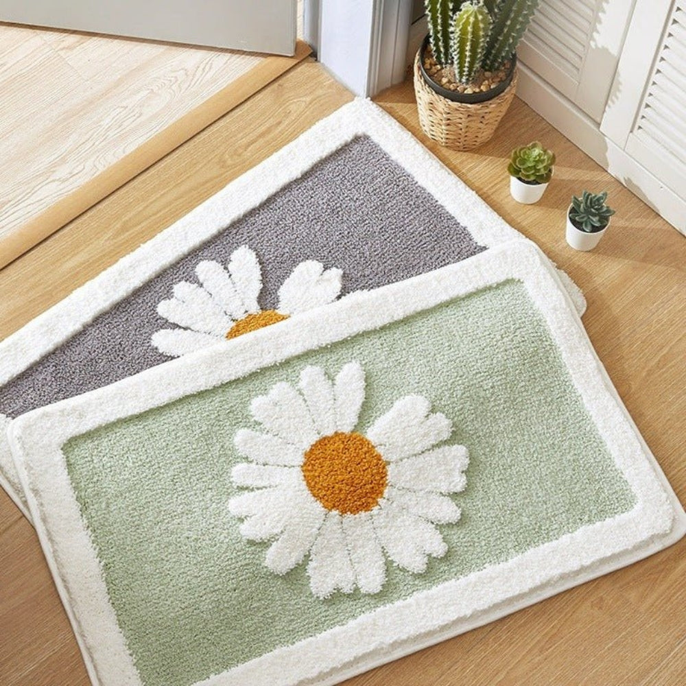 Fleur Plush Badematte mit Blumenmuster