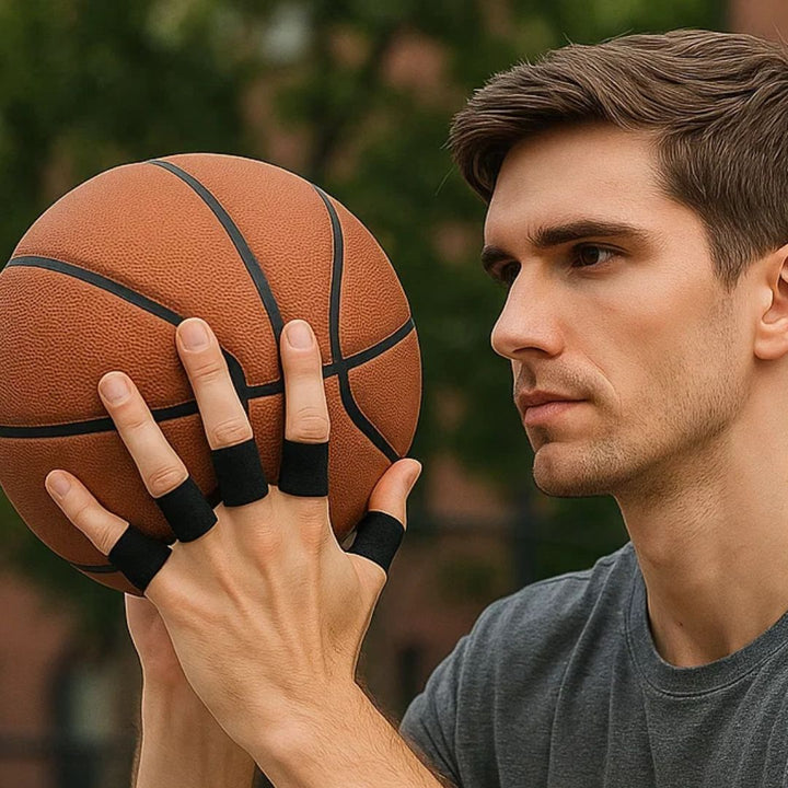 FlexiGuard | Finger Schutzärmel – Verletzungsprävention – Atmungsaktive, enganliegende Passform – Hält Wunden und Verbände an Ort und Stelle – Sport- und Alltagskomfort Karnz