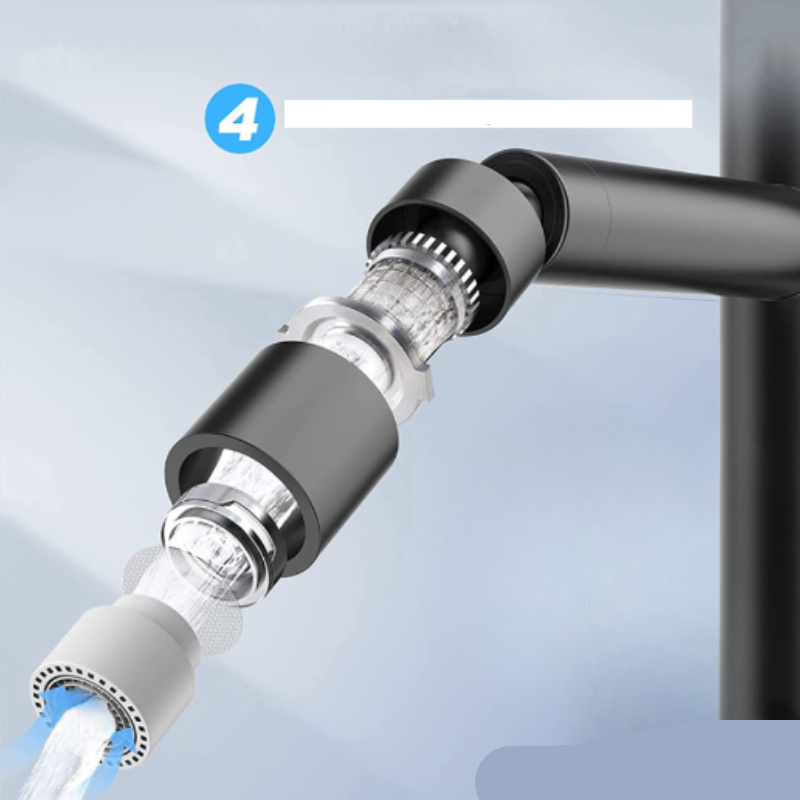 verstellbarer Wasserstrahl Karnz